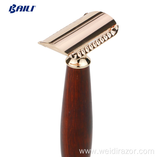 Hot sale stainless eco bamboo wood shaving razors